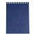 Блокнот пластик А7 80л Хатбер "Canvas" синий 05309, бирюза 05323 1/48