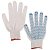 Перчатки трикотаж с точеч. ПВХ белые OfficeClean 241550